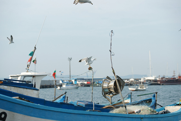 Barcos de pesca na costa - Foto, Imagem