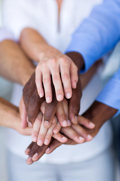 group of business people hands together - Photo, image