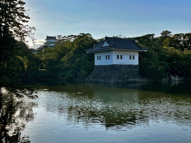 Japonya, Kanagawa 'daki Odawara Kalesi' nin Antik Duvarlarını Keşfe - Fotoğraf, Görsel
