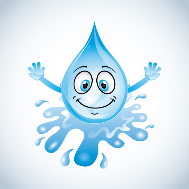 Икона о воде  - Вектор,изображение