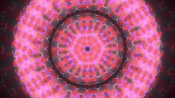 3D abstracto brillante líneas brillantes conjunto de onda, colorido, fondo negro - Imágenes, Vídeo