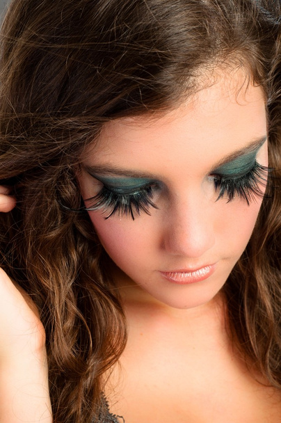 Attractive young model with pretty makeup - Photo, Image