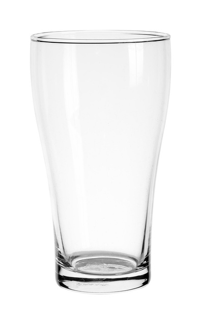 Empty glass isolated on a white background  - Fotografie, Obrázek