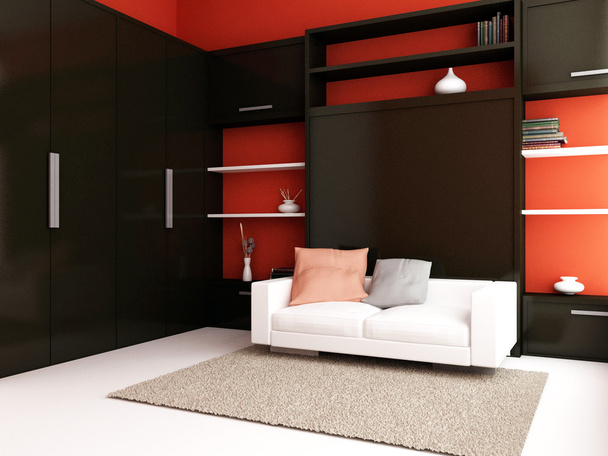 moderne woonkamer - Foto, afbeelding
