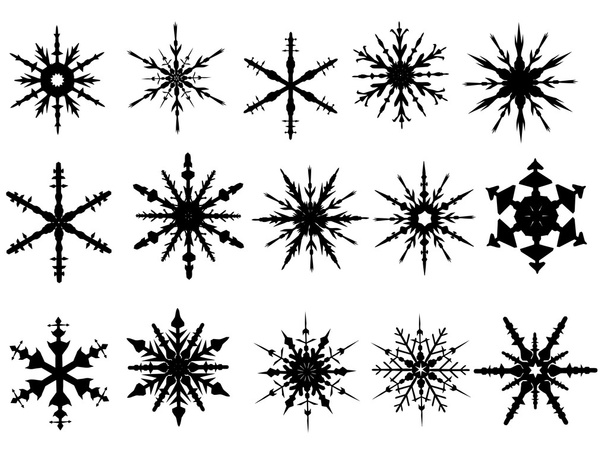 Сніжинка елементів 4
 - Вектор, зображення