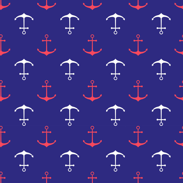 Seamless nautical pattern - Διάνυσμα, εικόνα
