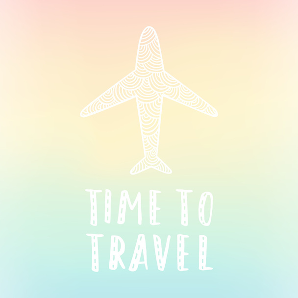 Time to travel. - Vector, Imagen