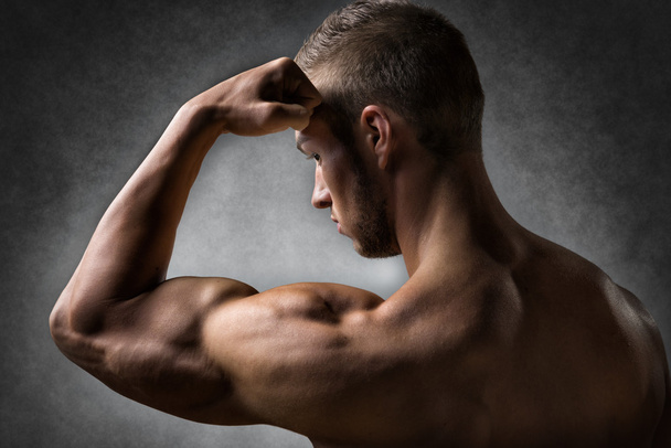Biceps muscle of young man - Fotoğraf, Görsel