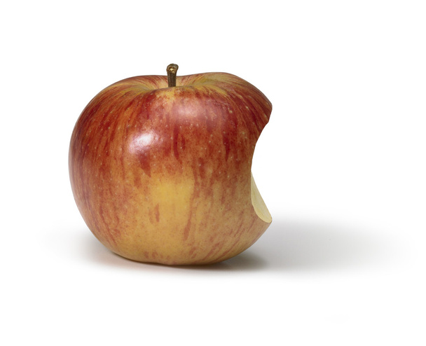 genomen uit een appel bijten - Foto, afbeelding