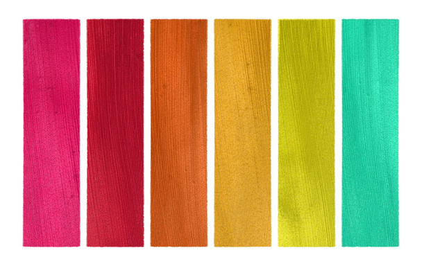 Candy Colors Set di banner in carta di cocco isolato
 - Foto, immagini