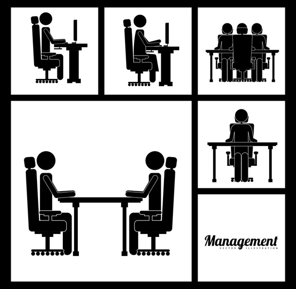 Management design - Vector, Image
