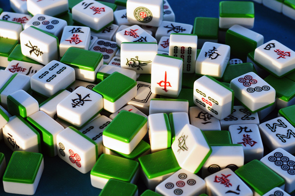 Azulejos de Mahjong
 - Foto, Imagen