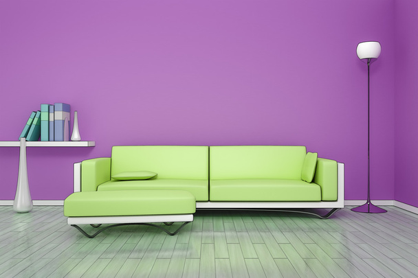 sala de estar estilo cômico
 - Foto, Imagem