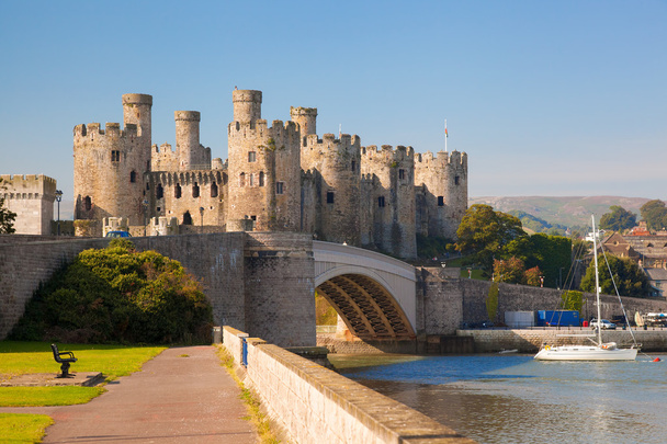  Zamek Conwy w serii Wales, Wielka Brytania, Walesh zamki - Zdjęcie, obraz