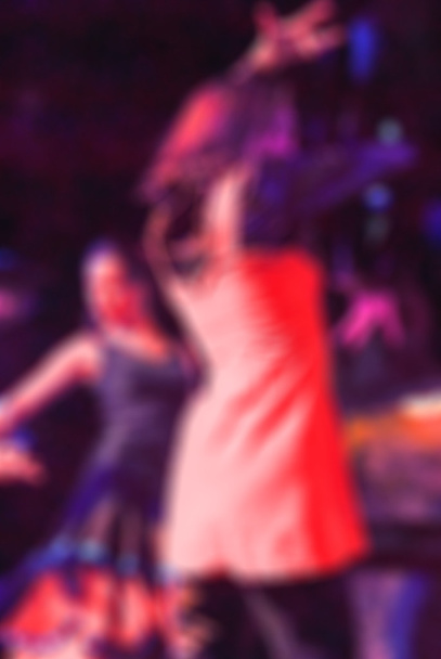 Flamenco dancers blur background - Фото, зображення