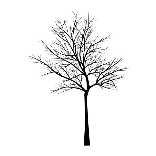 Δέντρα με νεκρά υποκατάστημα - Διάνυσμα, εικόνα