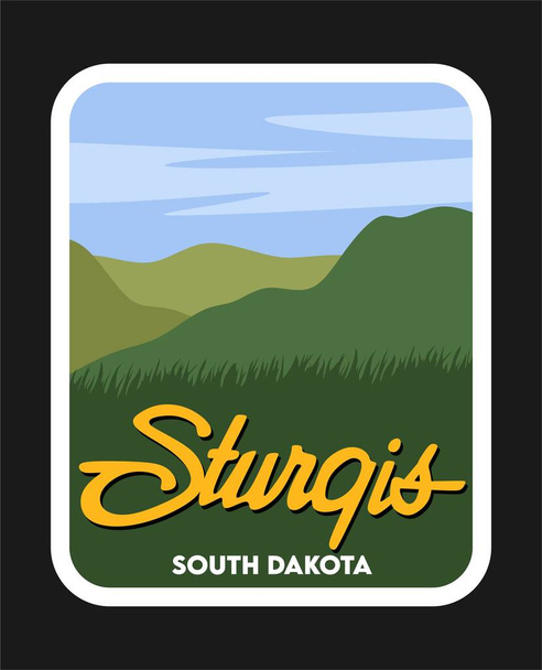 Sturgis Dakota del Sur Estados Unidos - Vector, Imagen