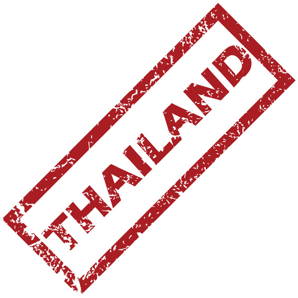New Thailand rubber stamp  - Vector, Image