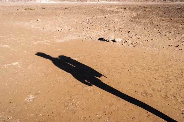 σκιά του πεζοπόρου - Φωτογραφία, εικόνα
