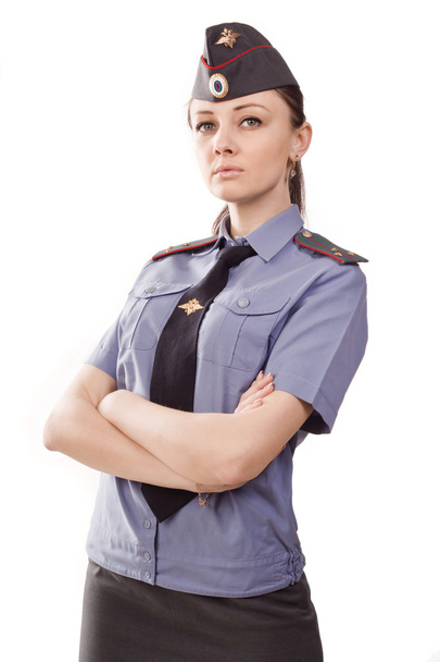 Russian woman police officer - Photo, Image