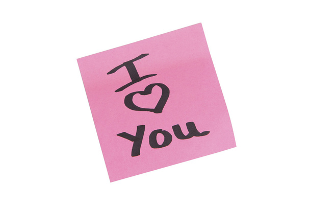 I love you note-it stiker
 - Фото, изображение