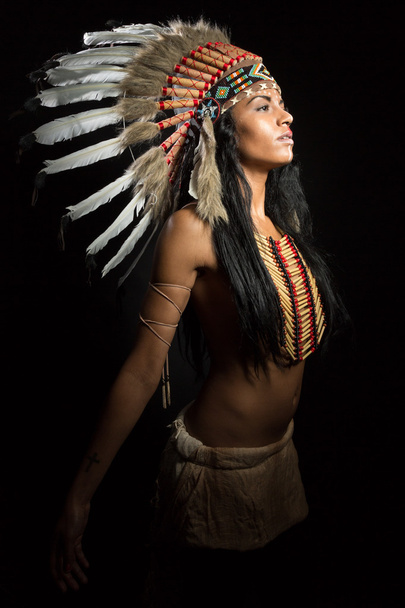 Amérindienne fille
 - Photo, image