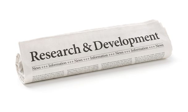Газета с заголовком "Исследования и разработки"
 - Фото, изображение