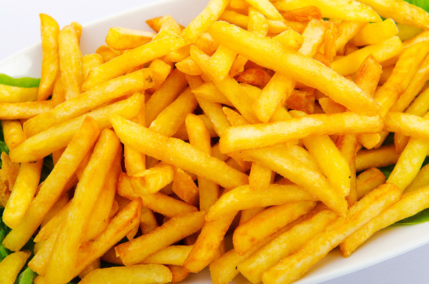 Nahaufnahme von Pommes frites - Foto, Bild