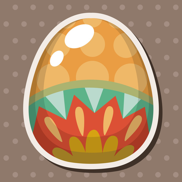 easter egg theme elements - Vector, Imagen