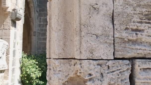 Bellapais Abbey lähellä Kyreniaa, Kyproksen saari - Materiaali, video