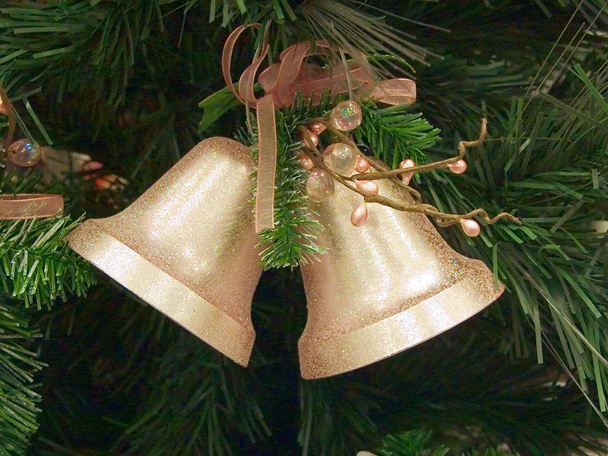 Два колокола на рождественскую ель
 - Фото, изображение