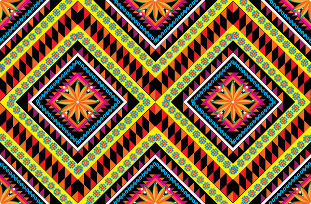 pastel tribal pastel multicolor patrón vectorial Navajo sin costuras. impresión de arte geométrico abstracto azteca en un estilo azteca sofisticado. Fondo vectorial con elementos étnicos. - Foto, imagen