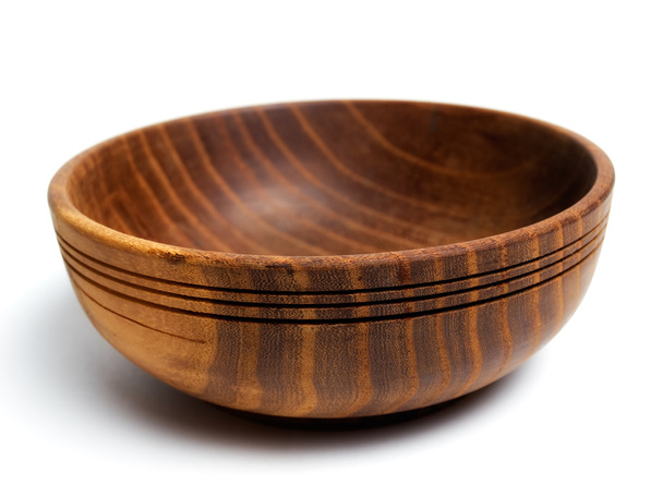 Wooden bowl - Fotoğraf, Görsel