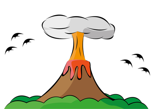 volcano - Vector, Image