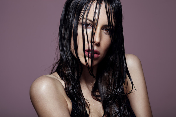 Woman with wet hair - Photo, image