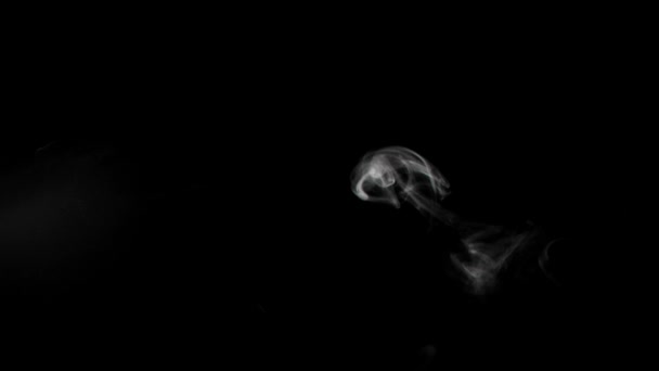 Superposición en cámara lenta de humo realista abstracto. Imágenes FullHD de alta calidad - Metraje, vídeo