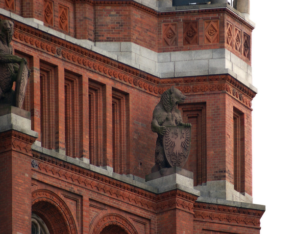 Red Town Hall in Berlin - Photo, Image