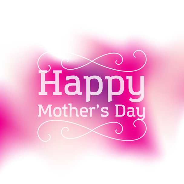 Greeting card for Mother's Day - Vector, afbeelding