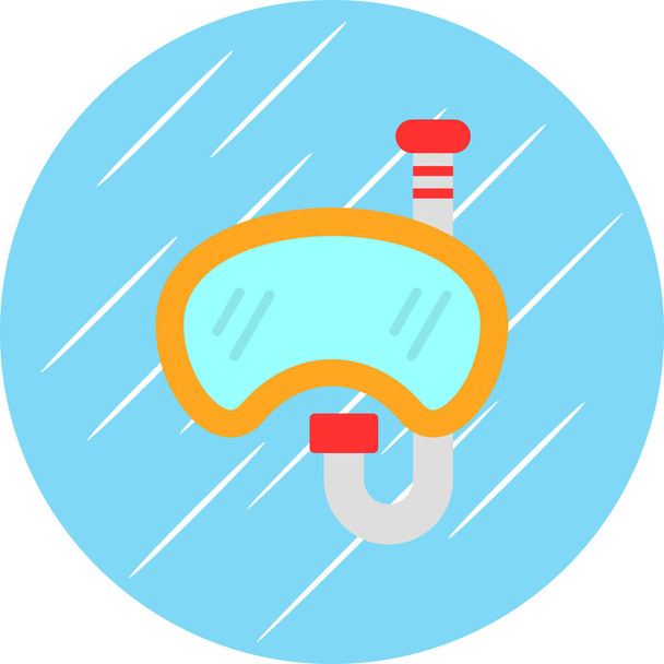 illustration vectorielle d'une icône aqualung - Vecteur, image