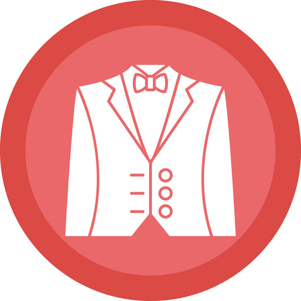 vector illustration of suit icon - Vector, Image