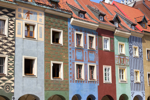 Poznan houses - Foto, afbeelding
