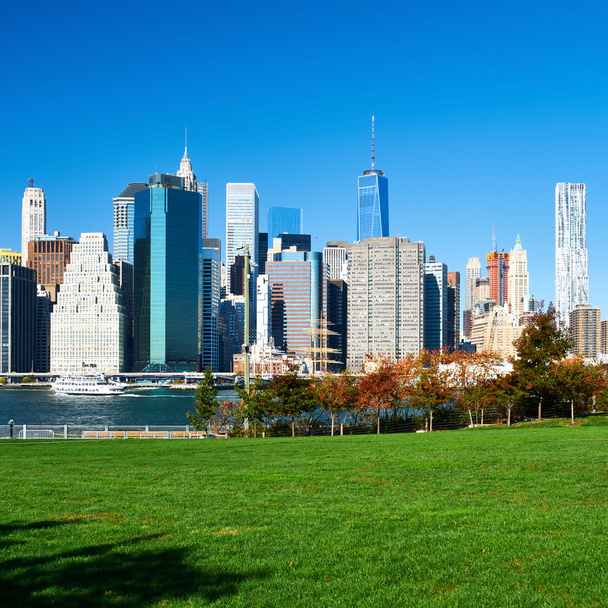 Lower Manhattan skyline - Φωτογραφία, εικόνα