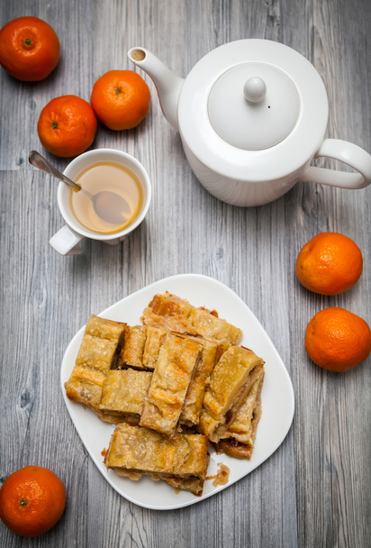 Orange pie - Foto, afbeelding