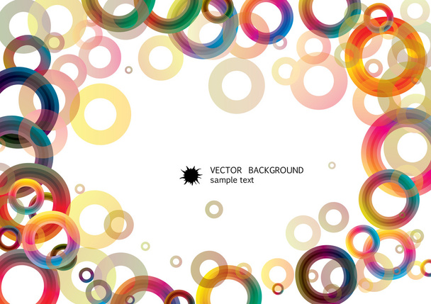 Diseño de círculos coloridos
 - Vector, imagen