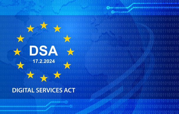 Notification DSA Digital Services Act Contexte - Photo, image