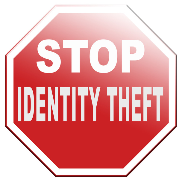 Zatrzymaj kradzież tożsamości - Zdjęcie, obraz