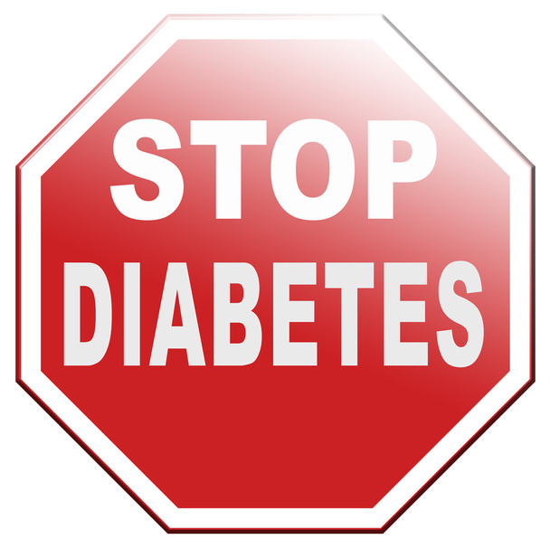 stop diabetes - Foto, Imagem