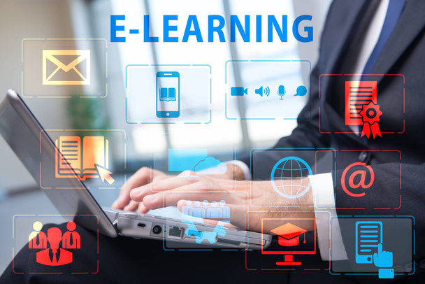 Il concetto di e-learning come metodo moderno di istruzione - Foto, immagini