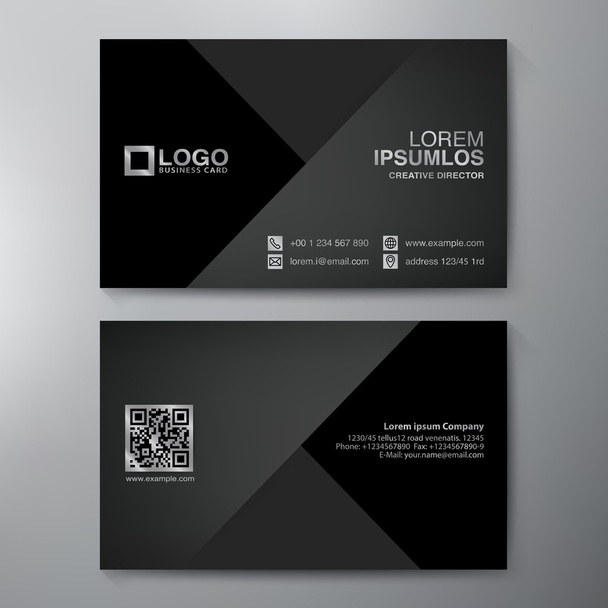 Modern Business card Design Template - Vector, Image