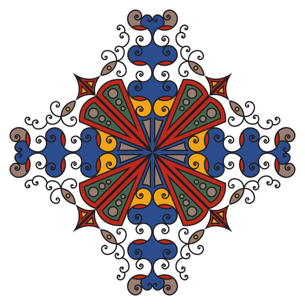 Ethnic star - Vector, afbeelding